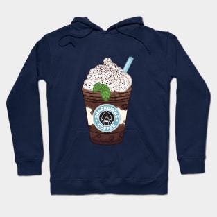 Sharkbucks Frappucino // Midnight Angelfish Hoodie